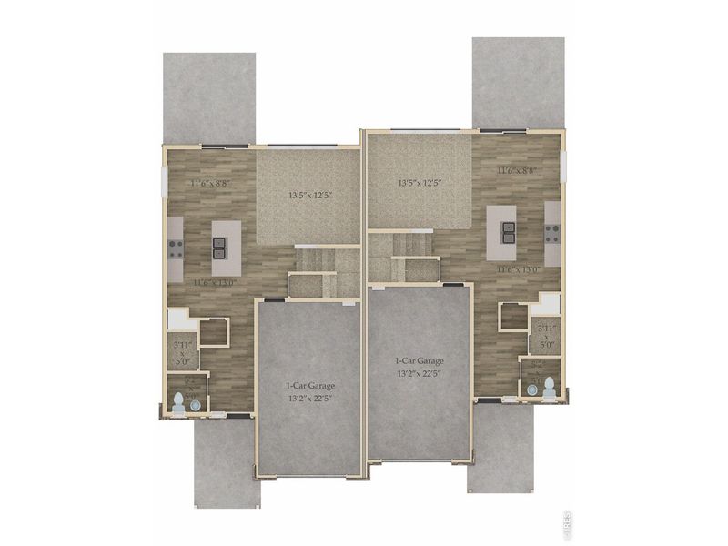 2D floor plan layout of this home in Wilson Commons, Loveland, CO (Image 3). 2D floor plan layout of this home in Wilson Commons, Loveland, CO (Image 3).