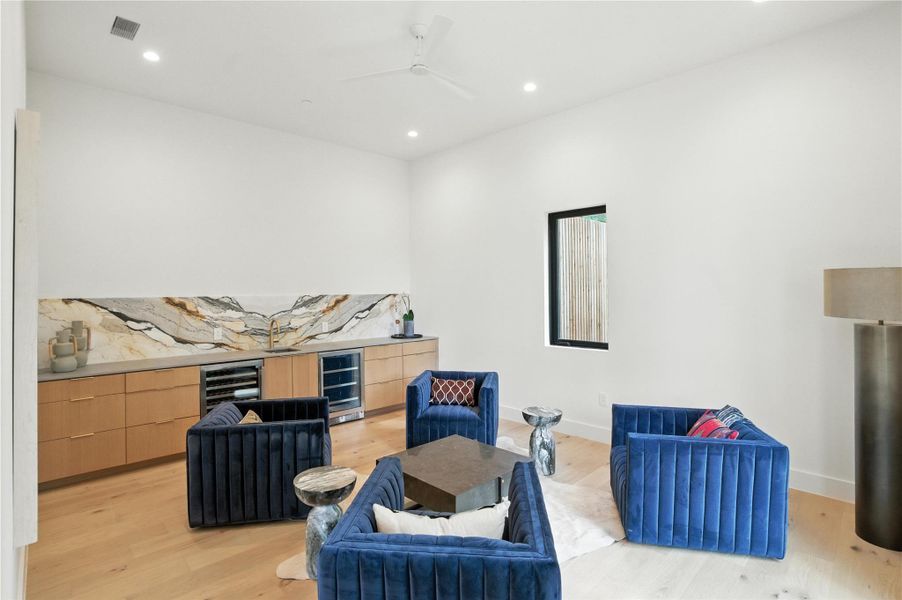 Furnished interior view inside a new home in , Austin (Image 10). Furnished interior view inside a new home in , Austin (Image 10).