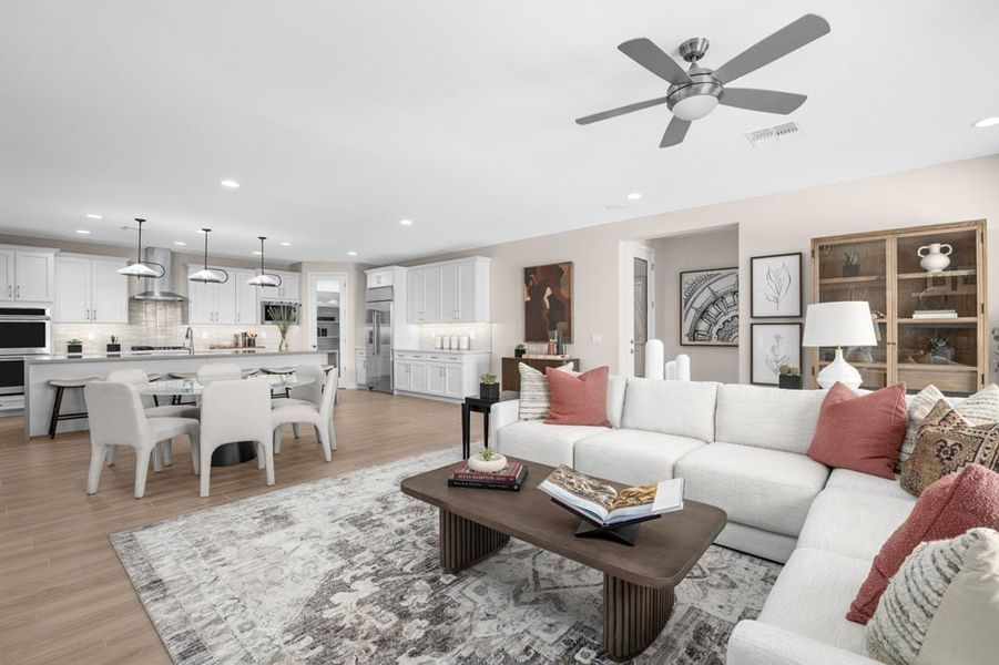 Furnished interior in a model home at Combs Ranch Journey Collection in San Tan Valley (Image 8). Furnished interior in a model home at Combs Ranch Journey Collection in San Tan Valley (Image 8).