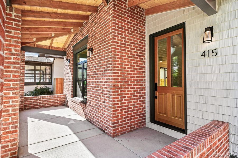 Exterior details and patio area of a home in , Denver (Image 3).