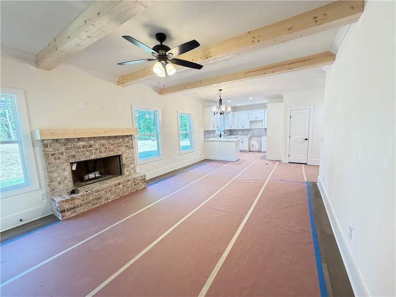 In-progress construction of a new home in , Jefferson, GA (Image 29).