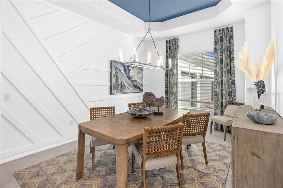 Furnished interior view inside a new home in Calusa Country Club, Lakewood Ranch (Image 16).