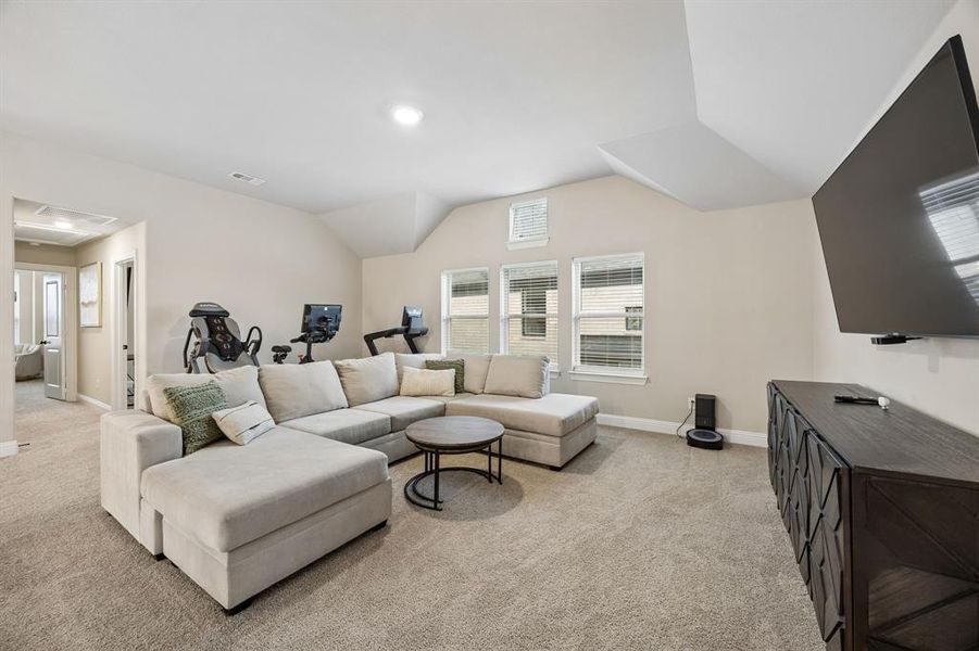 Furnished interior view inside a new home in , Fate (Image 23).