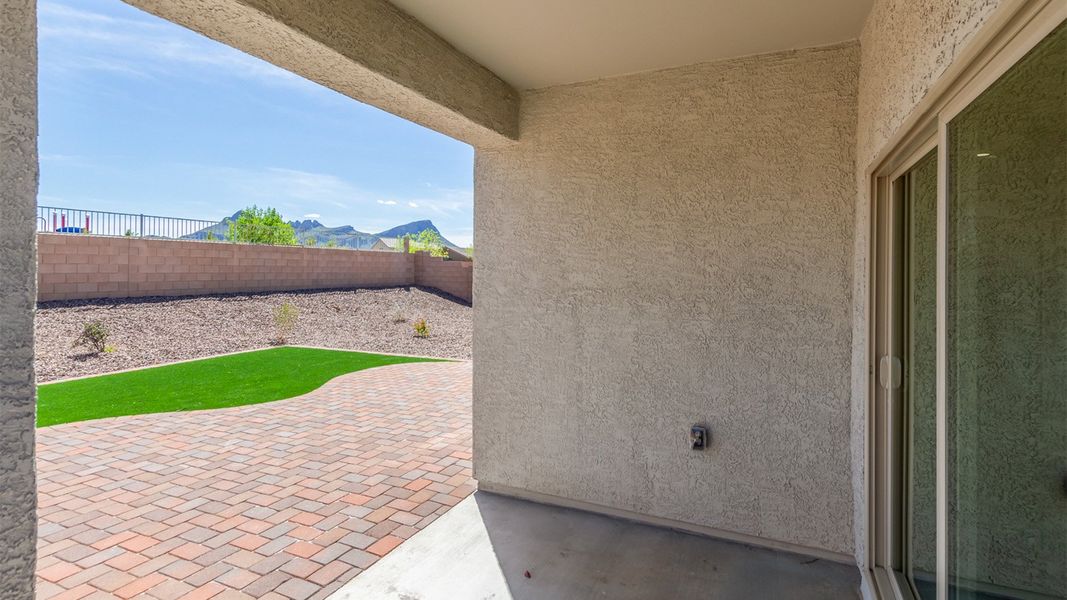 Exterior details and patio area of a home in Hanson Ridge, Vail (Image 2). Exterior details and patio area of a home in Hanson Ridge, Vail (Image 2).