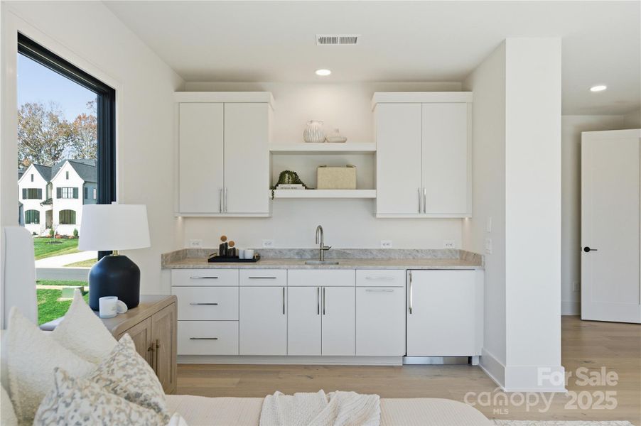 Furnished interior view inside a new home in , Matthews (Image 37).