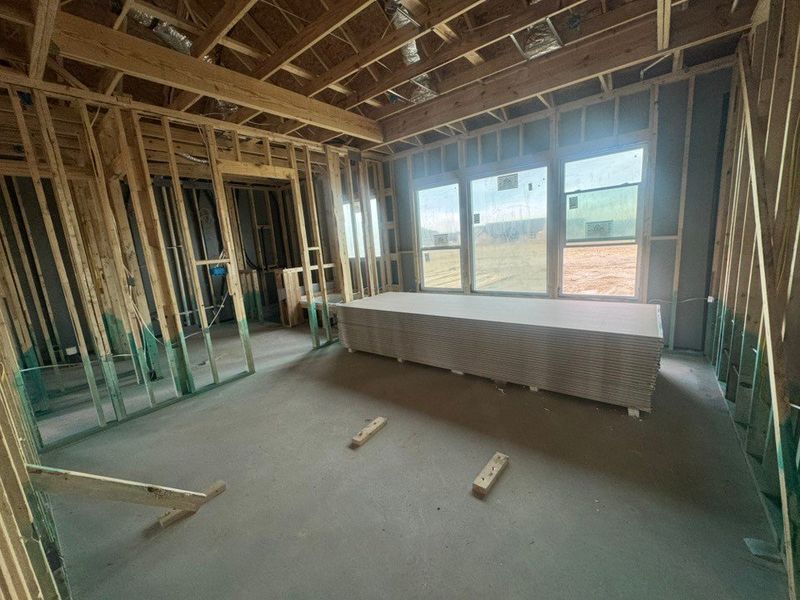 In-progress construction of a new home in Creekview Addition, Van Alstyne, TX (Image 8). In-progress construction of a new home in Creekview Addition, Van Alstyne, TX (Image 8).