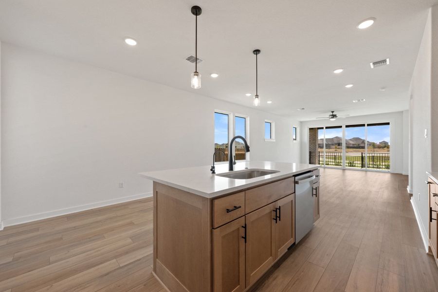 Furnished interior view inside a new home in Flora, Hutto (Image 11).