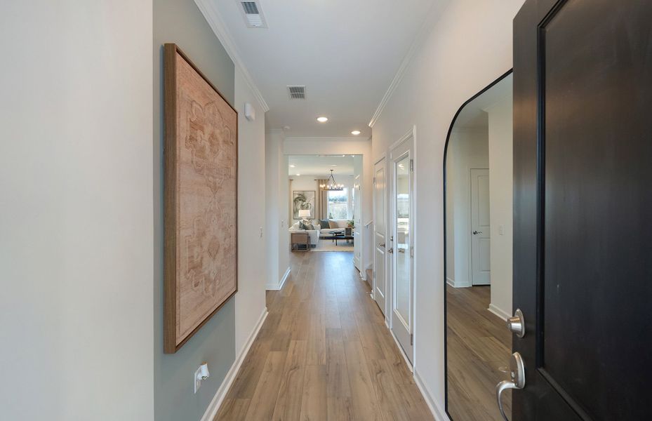 Furnished interior view inside a new home in Highlands of Carter's Station, Columbia (Image 11).