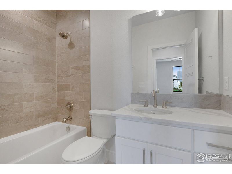 Furnished interior view inside a new home in Cottages at Kelly Farm, Greeley (Image 16).