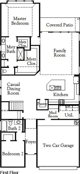 2D floor plan layout of this home in Davis Ranch, San Antonio, TX (Image 3). 2D floor plan layout of this home in Davis Ranch, San Antonio, TX (Image 3).