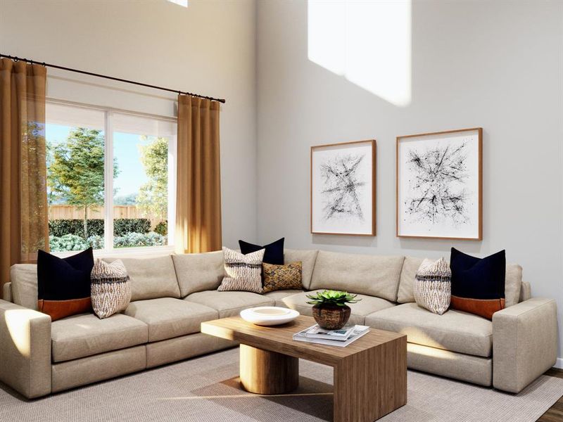 Photos are a representation of the floor plan. Options and interior selections will vary.