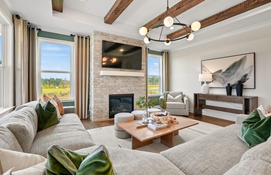 Representative furnished interior of a home built from the Renown by Del Webb in Del Webb Carolina Ridge, Midland (Image 27).