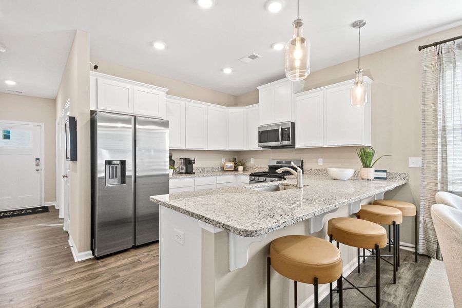 Furnished interior view inside a new home in Zanes Creek, Inman (Image 2).