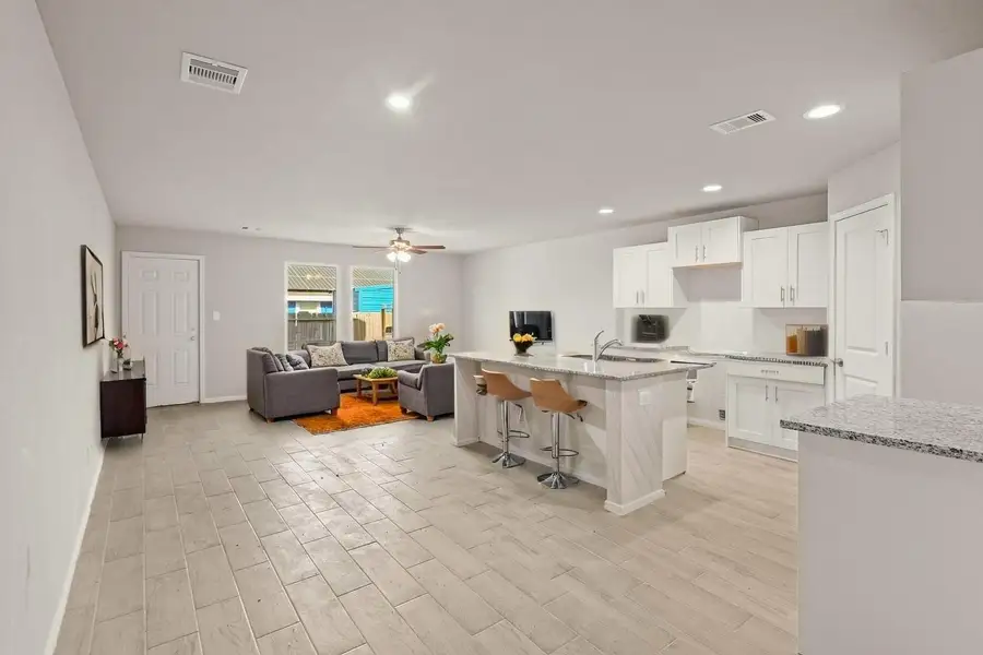 Furnished interior view inside a new home in , Houston (Image 14). Furnished interior view inside a new home in , Houston (Image 14).