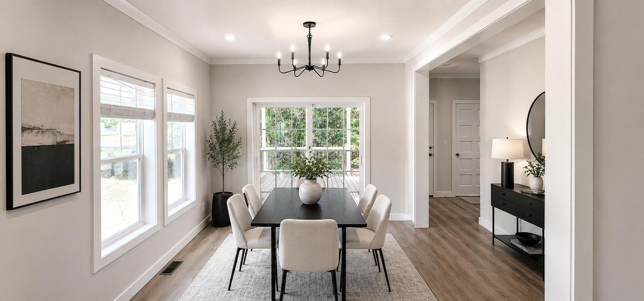 Furnished interior view inside a new home in , Manning (Image 10).