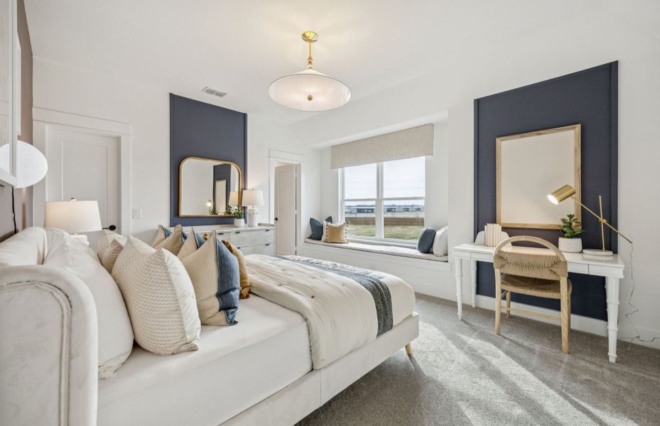 Representative furnished interior of a home built from the Rainier by Pulte Homes in Ribbonwood, Aubrey (Image 13).