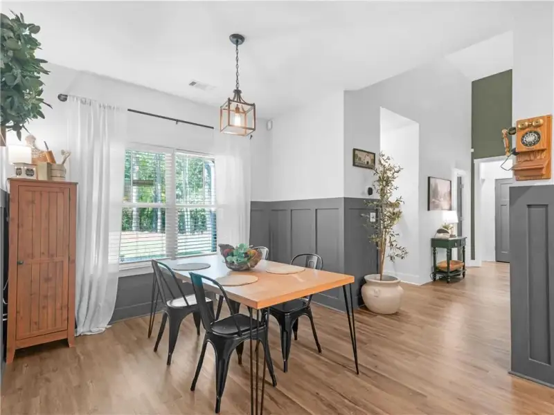 Furnished interior view inside a new home in , Monticello (Image 17).