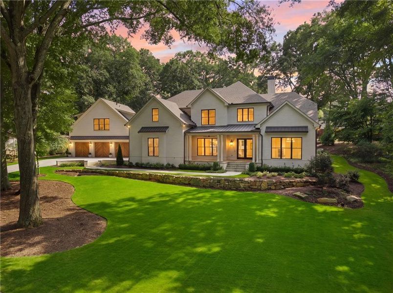 Front exterior of a new home in , Alpharetta, GA, highlighting curb appeal (Image 29).