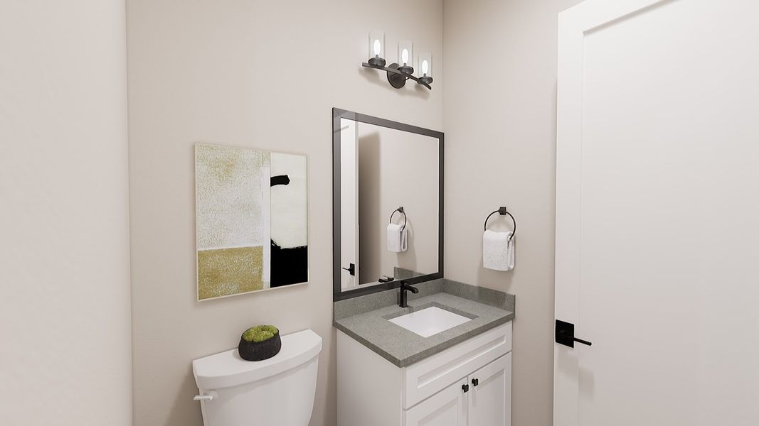 Representative furnished interior of a home built from the Parker Plan 5031 by Tri Pointe Homes in Abel Ranch, Goodyear (Image 13).
