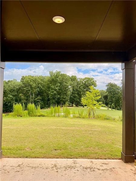 Exterior details and patio area of a home in Creekside, Dawsonville (Image 27).