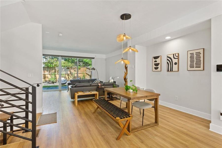Furnished interior view inside a new home in , Atlanta (Image 38).