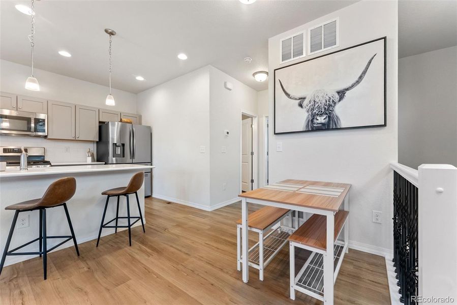 Furnished interior view inside a new home in , Colorado Springs (Image 17).
