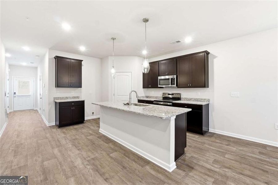 Furnished interior view inside a new home in Carolina, Palmetto (Image 7). Furnished interior view inside a new home in Carolina, Palmetto (Image 7).