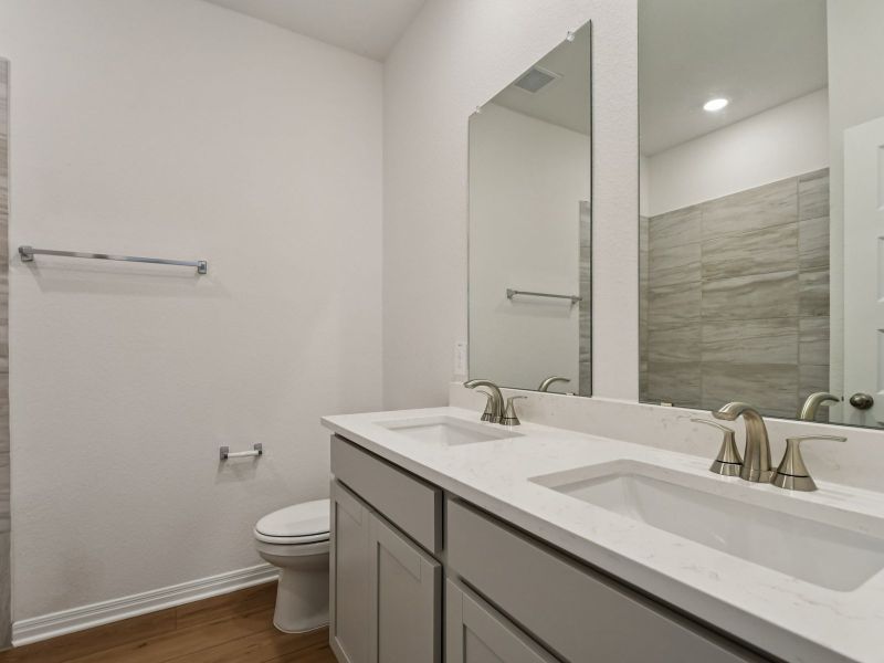 Furnished interior view inside a new home in Prairie Winds - Executive Collection, Hutto (Image 5).