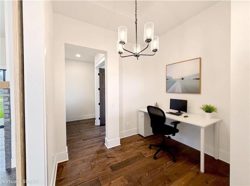 Furnished interior view inside a new home in , Rydal (Image 9).
