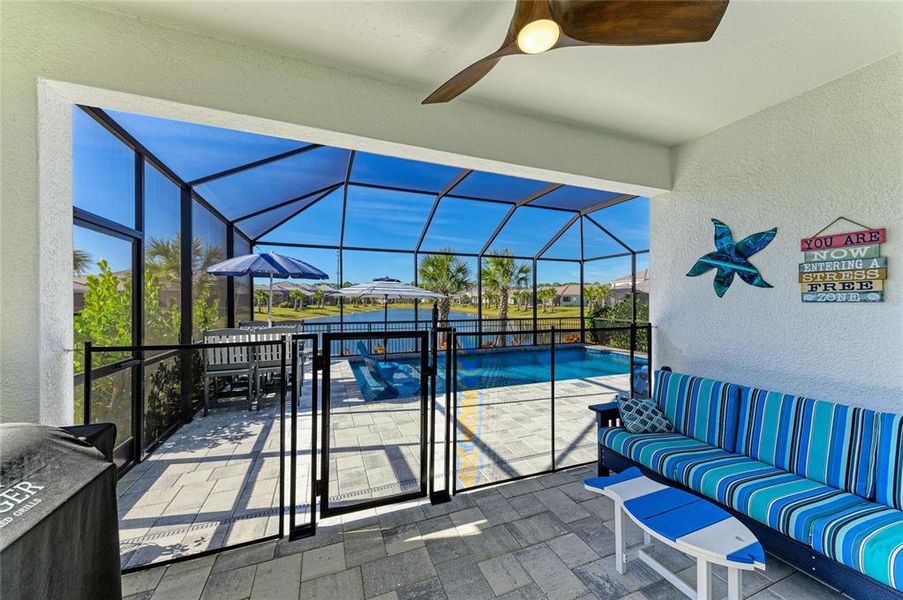 Exterior details and patio area of a home in , Sarasota (Image 3). Exterior details and patio area of a home in , Sarasota (Image 3).