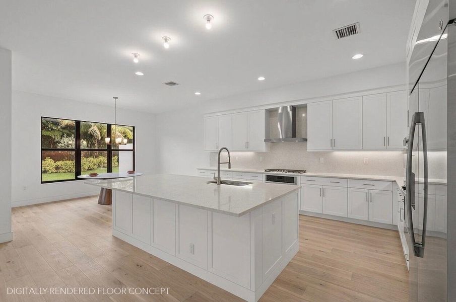 Kitchen Virtually Staged Floors Kitchen Virtually Staged Floors