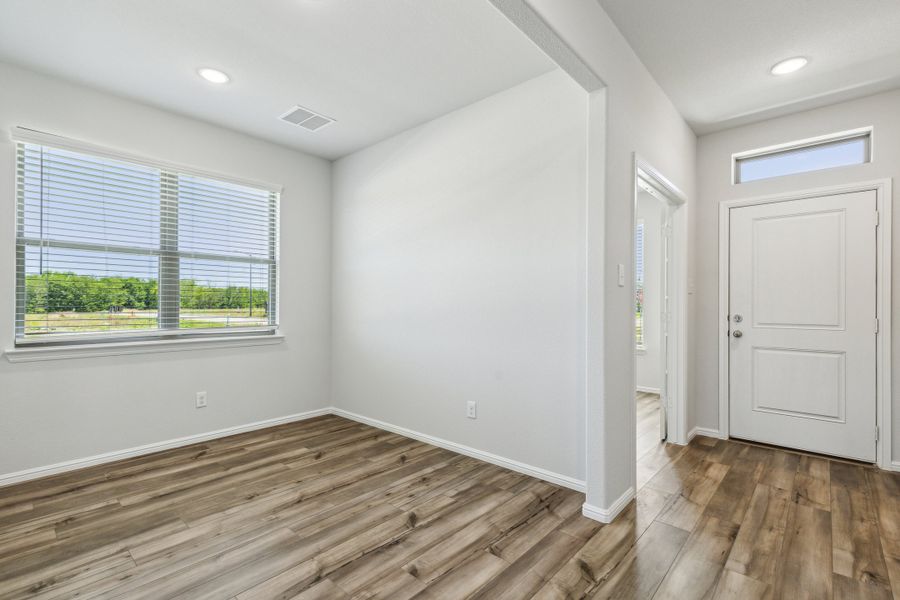 Dining Room in the Sapphire home plan by Trophy Signature Homes – REPRESENTATIVE PHOTO