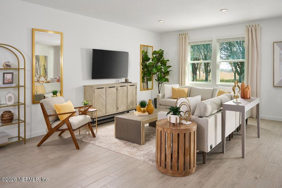 Furnished interior view inside a new home in , Palm Coast (Image 3).