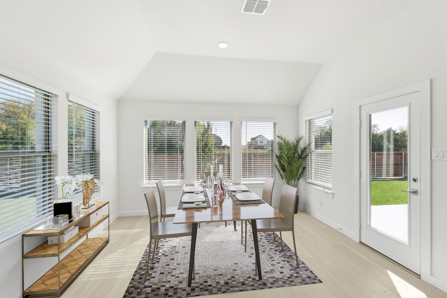 Living Room in the Gilmour II home plan by Trophy Signature Homes – REPRESENTATIVE PHOTO