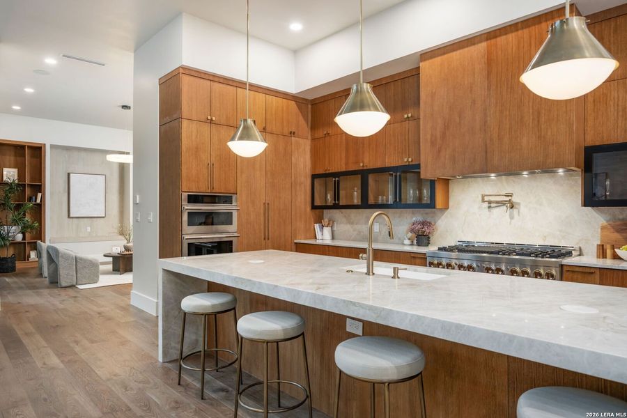 Furnished interior view inside a new home in , San Antonio (Image 51).