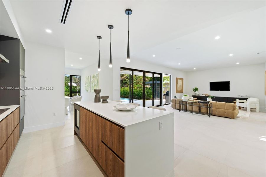 Furnished interior view inside a new home in , Miami (Image 23).