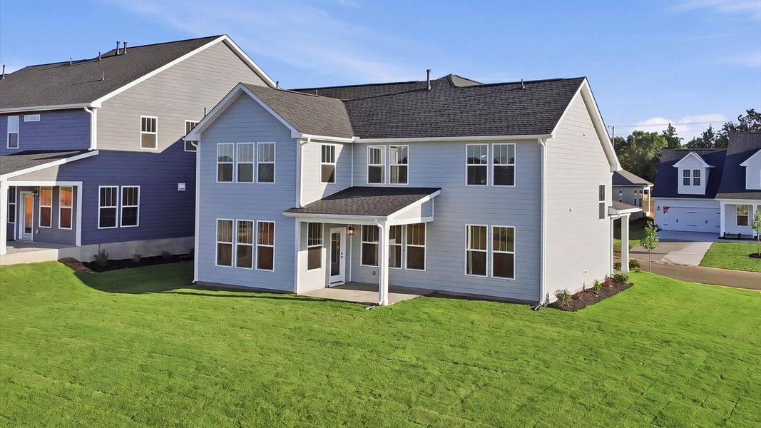 Exterior details and patio area of a home in Benjamin's Grove, Woodruff (Image 3).
