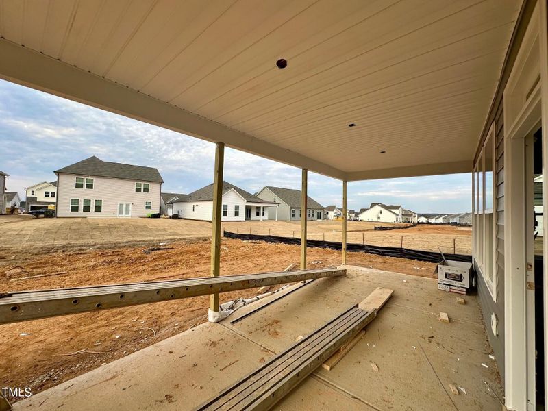 Rear Covered Patio