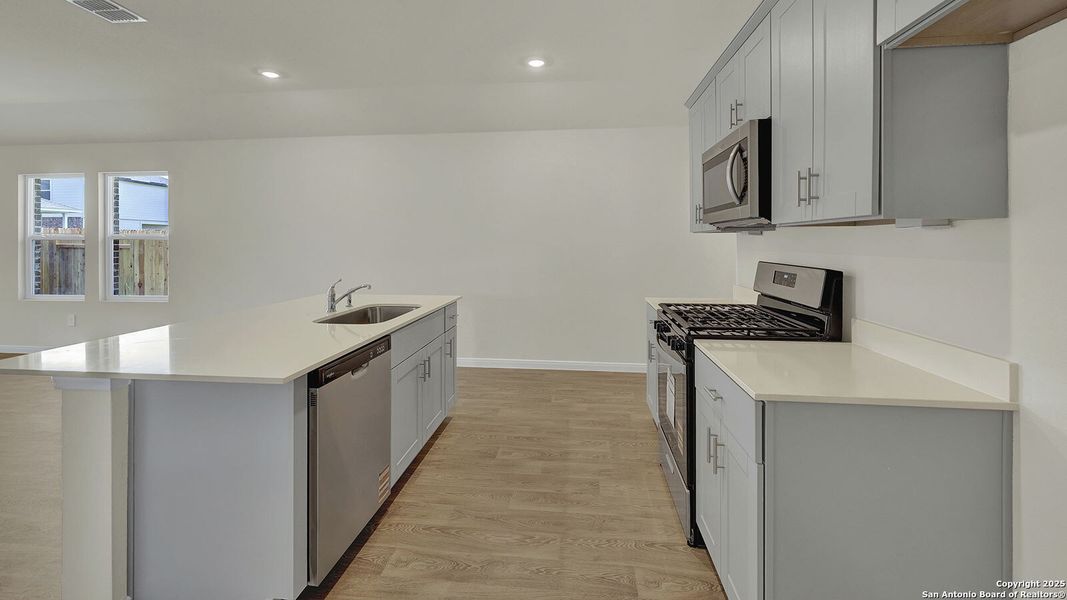 Furnished interior view inside a new home in Whisper South, San Marcos (Image 9).