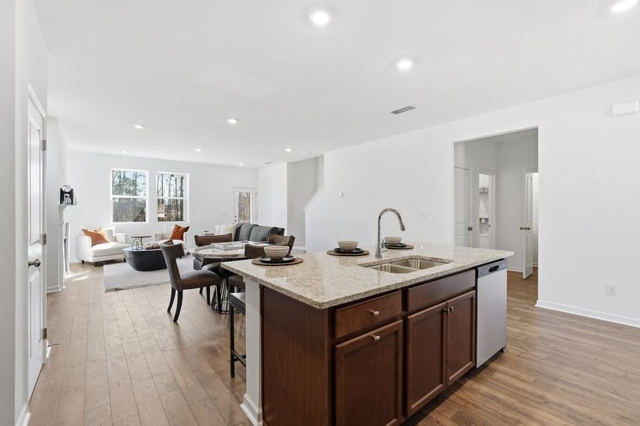 Representative furnished interior of a home built from the Norcross by Taylor Morrison in Windance Lake, Loganville (Image 15).