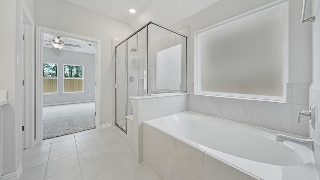 Representative furnished interior of a home built from the Bermuda by Brightland Homes in Bridgeland Creekland Village, Cypress (Image 11).