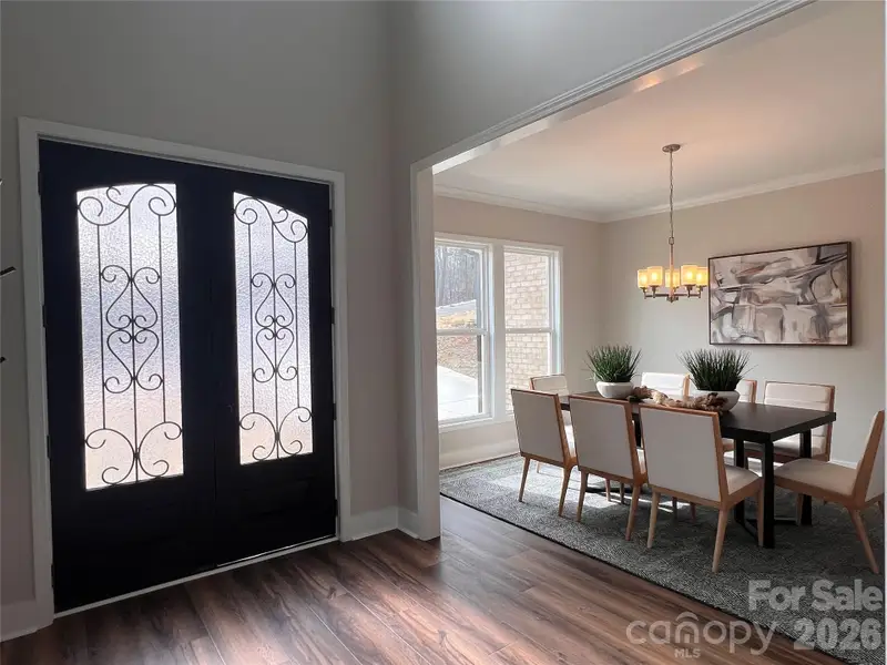 Furnished interior view inside a new home in , Dallas (Image 8).