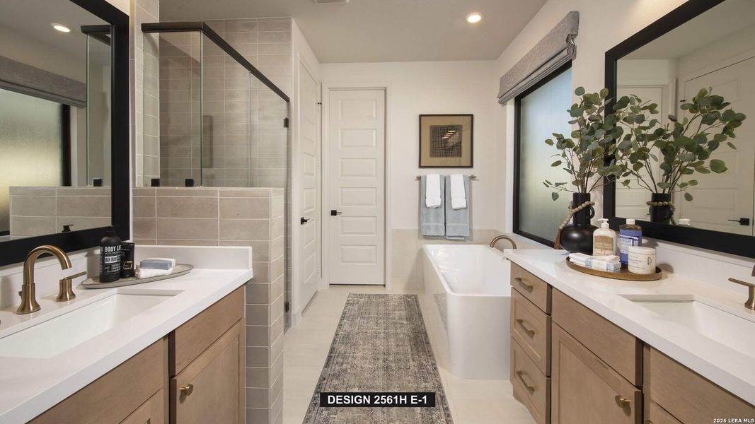 Furnished interior view inside a new home in Alsatian Oaks, Castroville (Image 6).