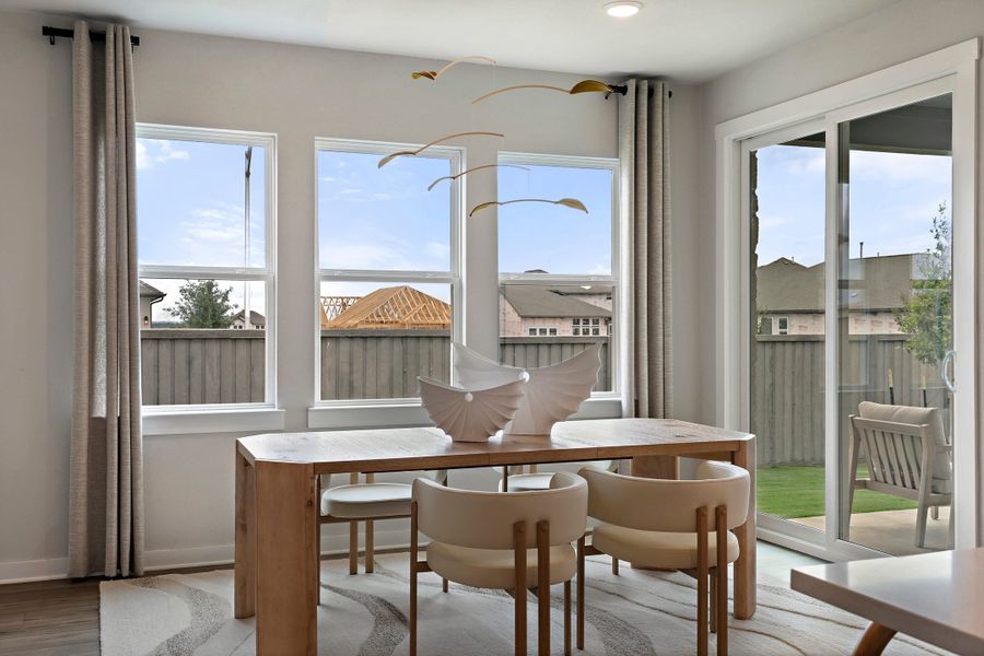 Representative furnished interior of a home built from the Tribeca by Tri Pointe Homes in Park Central, Georgetown (Image 9).
