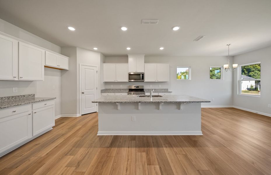 Furnished interior view inside a new home in Cambria, Garner (Image 37).