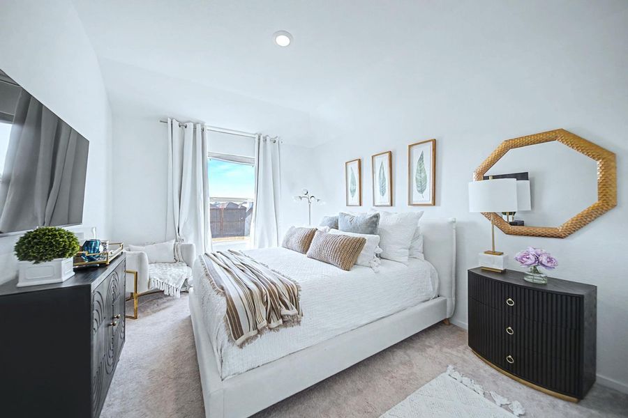 Furnished interior view inside a new home in Pinewood at Grand Texas, New Caney (Image 11).