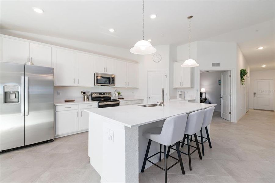 Furnished interior view inside a new home in , Venice (Image 29).