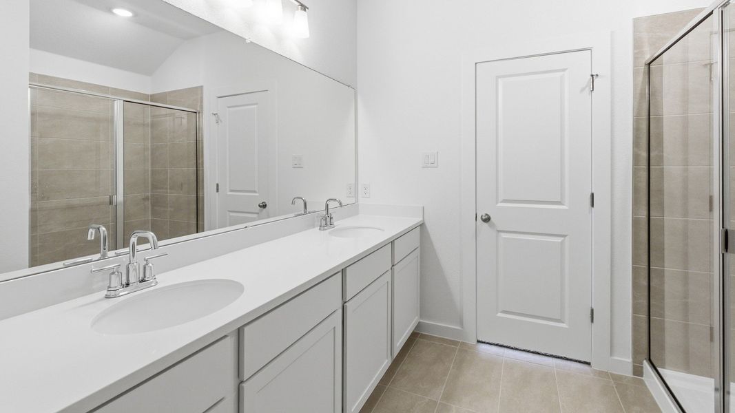 Furnished interior view inside a new home in Sky Ridge, San Marcos (Image 7).