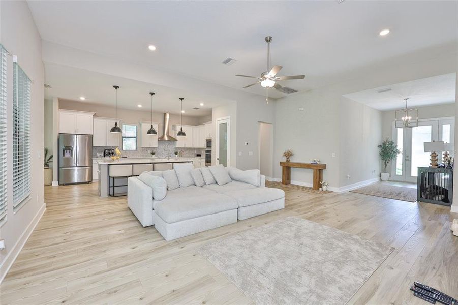 Furnished interior view inside a new home in Bella Terra, Hudson (Image 31).