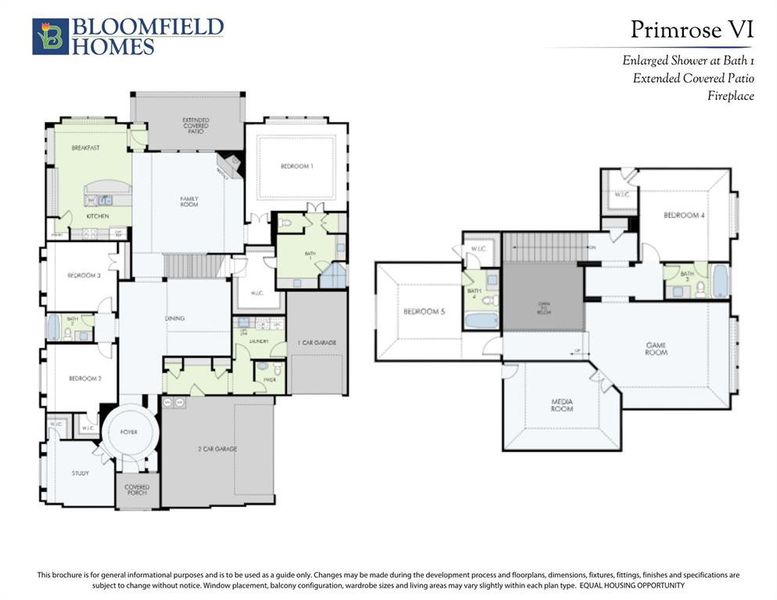 2D floor plan layout of this home in Glenbrook, Red Oak, TX (Image 2).